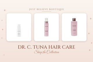 Dr. C. Tuna Hair Care collection at Just Believe Boutique in Marion, VA