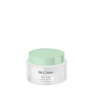 Dr. C. Tuna Tea Tree Cream Balsam jar with mint green lid
