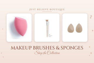 Makeup Brushes & Sponges collection at Just Believe Boutique in Marion, VA