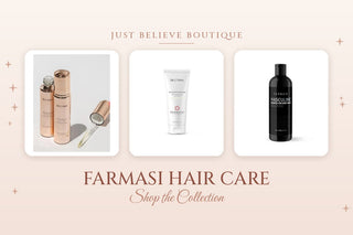 Farmasi Hair Care collection at Just Believe Boutique in Marion, VA