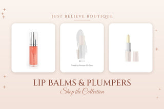 Lip Balms & Plumpers collection at Just Believe Boutique in Marion, VA