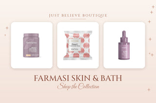 Farmasi Skin & Bath collection at Just Believe Boutique in Marion, VA