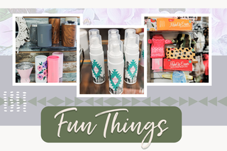 Fun things like makeup, tanner, gifts and more that you need in your life you will find it here. 