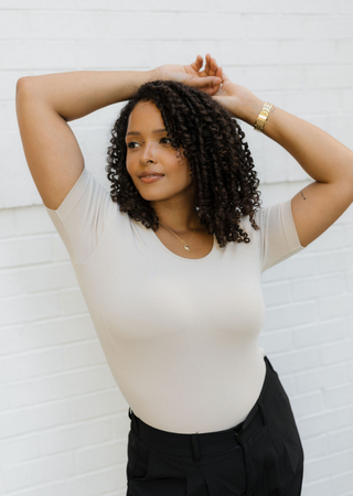ELIETIAN - Short Sleeve Top - Curvy Fit