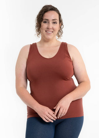 Reversible Tank - Curvy Fit: Sienna