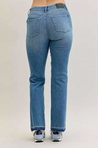 Slim Bootcut Tummy Control Release Hem Judy Blue