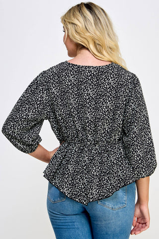 Leopard Print Top- plus