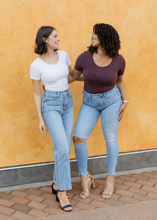 ELIETIAN - Short Sleeve Top - Curvy Fit