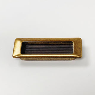 Industry Hardware - Recessed Antique Drawer Pulls - Closet Door and Drawer Handles