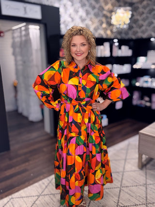 Luxury Multi-Color Dress