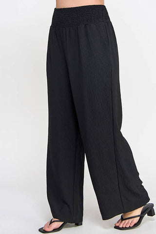 Wide Leg Black Pant- plus