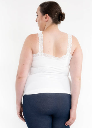 Lace Cami - Curvy Fit: Mauve