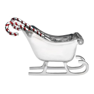 Godinger - Sleigh Salad Bowl with Candy Cane Salad Servers
