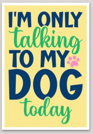 Fetching dog lover sticker design