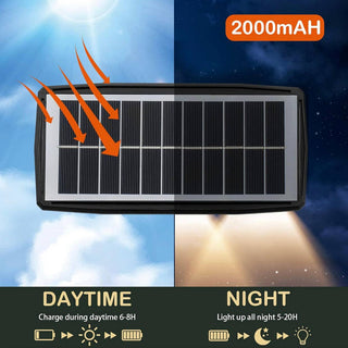 OutdoorSolarOutlet - Solar Wall Lights Outdoor Waterproof Led Up and Down Wall Lights,Solar Outdoor Lights Wall Sconce Exterior Lighting