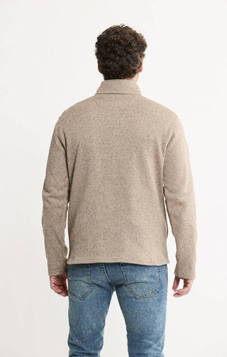 JACHS NY - Stretch Sweater Fleece Quarter Zip Pullover