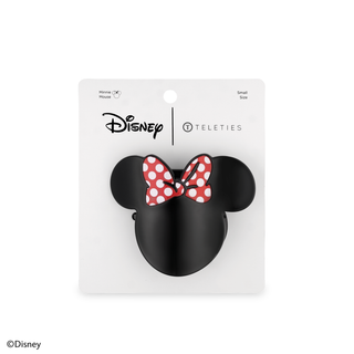 TELETIES - Disney: Minnie Mouse Shaped | Small |  Flat Hair Clip