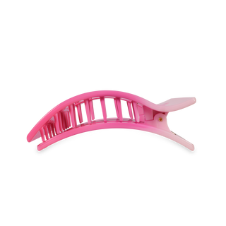 TELETIES Large Flat Rectangle Hair Clip - Kiss & Tell