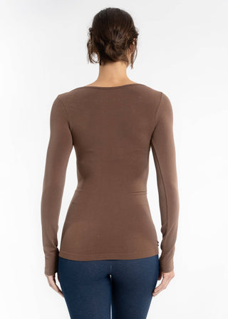 Reversible Long Sleeve: Chocolate