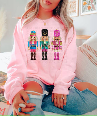 Nutcracker Faux Sequin Effect Sweatshirt