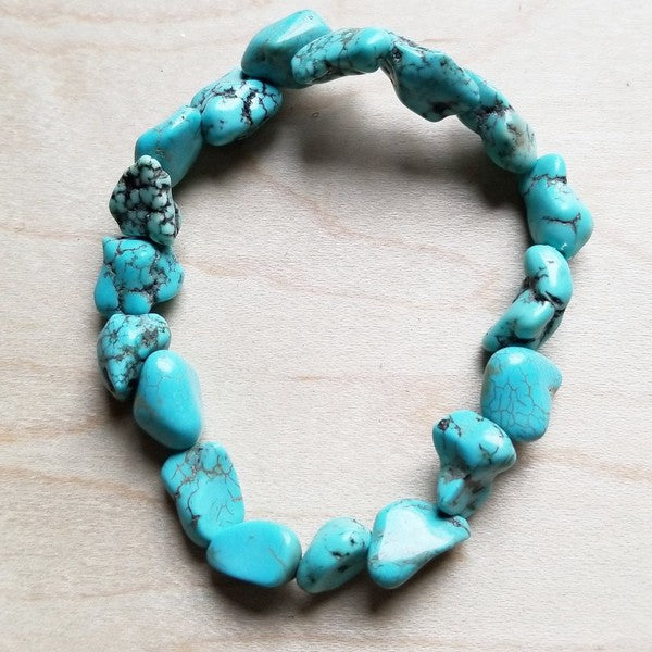 Chunky Turquoise Bracelet - JustBelieve.Boutique