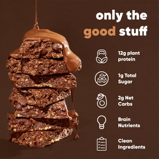 IQBAR - IQBAR Chocolate Sea Salt | Brain + Body Keto Protein Bars