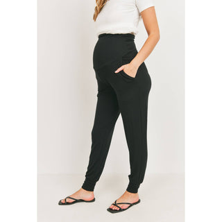 Foldover Jogger Pants with Pockets