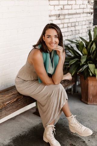 Sleeveless Maxi Dress: Berry