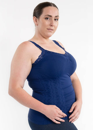 Lace Cami - Curvy Fit: Mauve