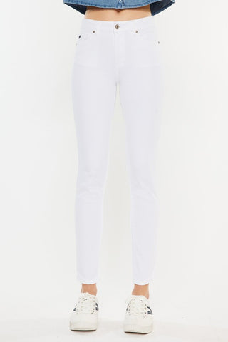 High Rise Ankle Skinny Jeans