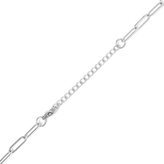 18K PVD Gold Carabiner "Faith" Paperclip Charm Necklace - Just Believe Boutique