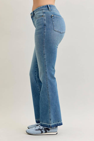 Slim Bootcut Tummy Control Release Hem Judy Blue
