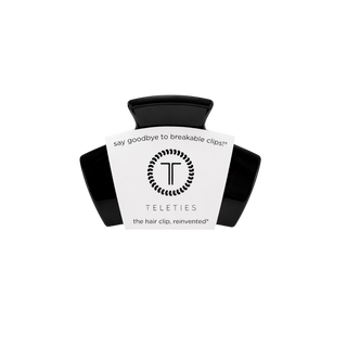 TELETIES - Classic | Jet Black | Petite | Claw Clip