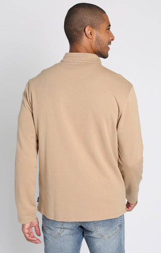 JACHS NY - Cotton Modal Blend Quarter Zip Pullover