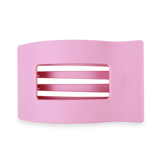 TELETIES - Flat Rectangle Hair Clip | Large | Merry Pinkmas