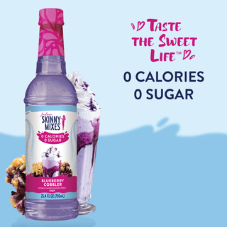 Jordan's Skinny Mixes - Sugar Free Blueberry Cobbler Syrup