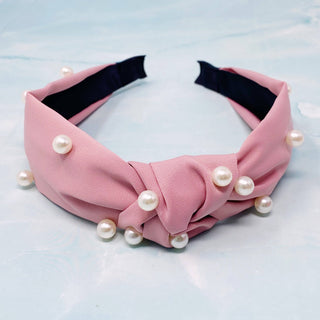 My Everyday Pearl Headband: Rouge Pink