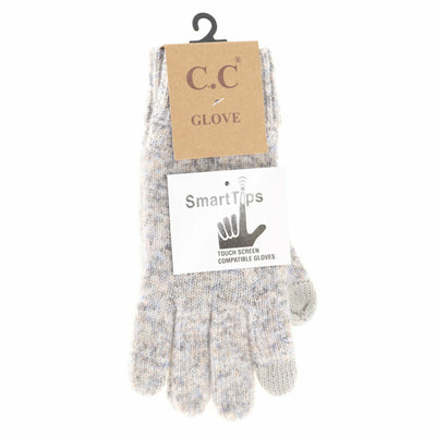 C.C - Soft Ribbed Knit Glove