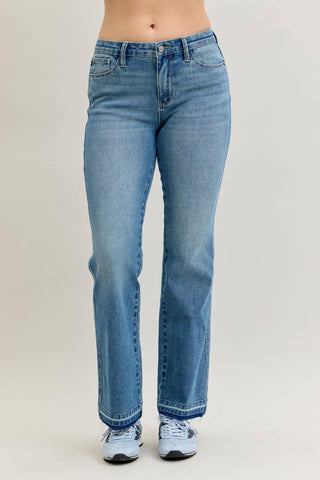 Slim Bootcut Tummy Control Release Hem Judy Blue