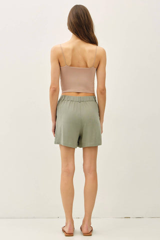 LINEN CLASSIC CUT SHORTS