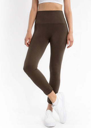 ELIETIAN - Ribbed High Waist Leggings