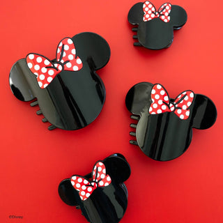 TELETIES - Disney: Minnie Mouse Shaped | Small |  Flat Hair Clip
