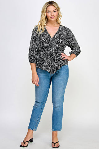 Leopard Print Top- plus