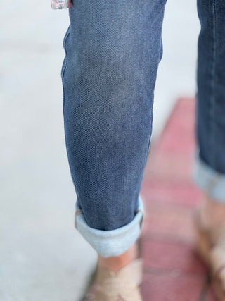 Judy Blue Jeans - MR BILLIE Boyfriend  DK Cozy Indigo