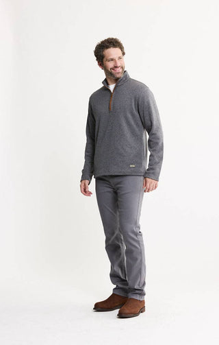JACHS NY - Stretch Sweater Fleece Quarter Zip Pullover