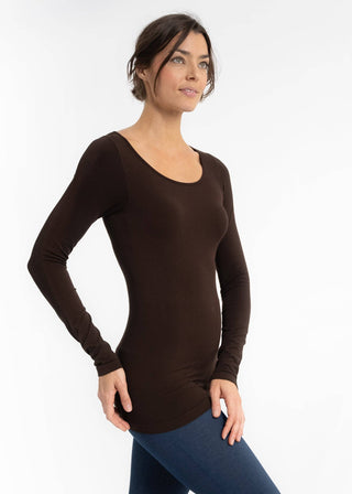 Reversible Long Sleeve: Wine