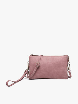 Jen & Co. - Riley Monogrammable 3 Compartment Crossbody/Wristlet | M013