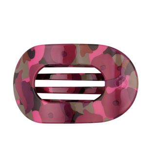 Teleties Flat Round Hair Clip, Large – Garden Glam