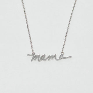 Mama Script Necklace by Ellison+Young