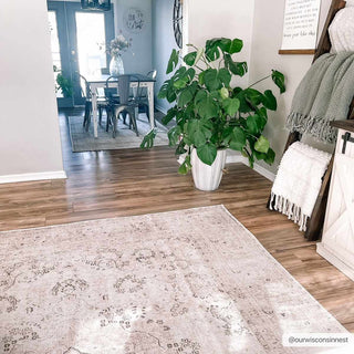 Hauteloom Bethany Washable Rug in Beige
